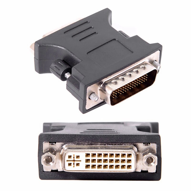DMS-59Pin Male to 15Pin Extension Adapter for PC VGA RGB Female Card & Lfh 24 + 5 Dms-59Pin Male to Dvi Female Extension Adapter
