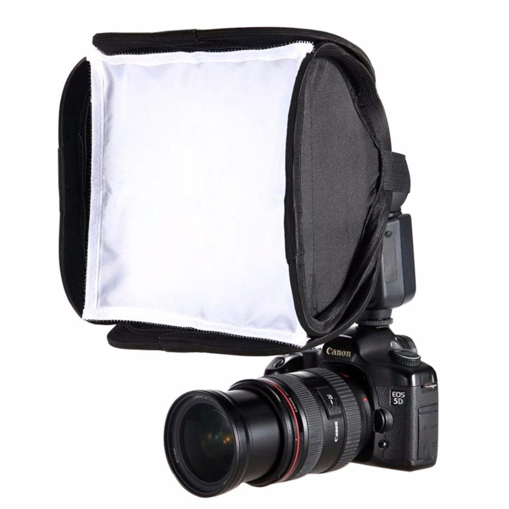 23X23 Cm Draagbare Flash Light Softbox Speedlight Diffuser Soft Box Cover Mini Softbox Voor Nikon Canon Sony Yongnuo r60