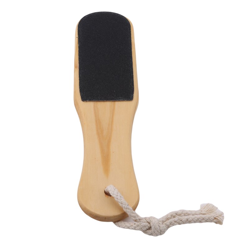 1 st fotfil trä sandpapper borttagning av död hud tå exfoliator häl nagelband exfolierande skrubb fot vårdverktyg fotskrubb
