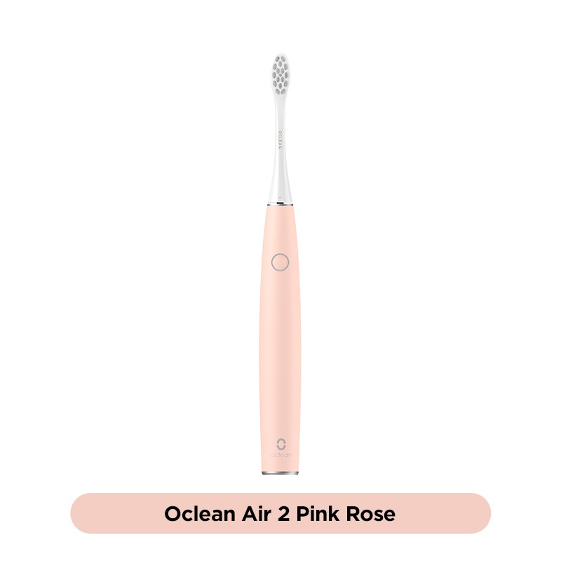 Oclean-cepillo de dientes eléctrico inteligente Air 2, dispositivo de limpieza dental sónico, carga rápida, IPX7, sin ruido, los últimos 40 días: Pink Rose