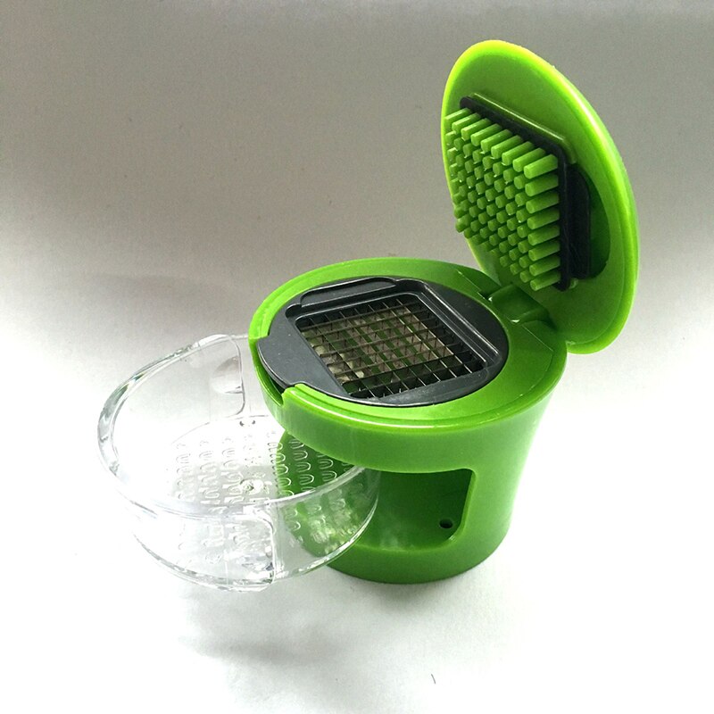 Garlic Grater ABS Stainless Steel Mini Garlic Press Shredder Portable Garlic Crusher Grater For Vegetables Kitchen Accessories