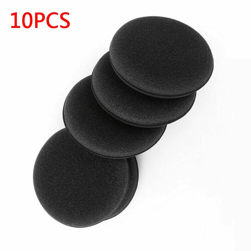 Esponjas negras para coche de 12,5 cm, Herramientas de limpieza de repuesto para pulido resistentes al desgaste