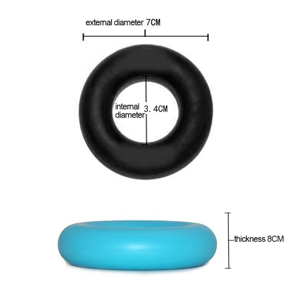 #H35 silicone Hand Grip finger pow Trainer solid rubber Ring Hand Expander fingers gripper powerball hand exerciser grip