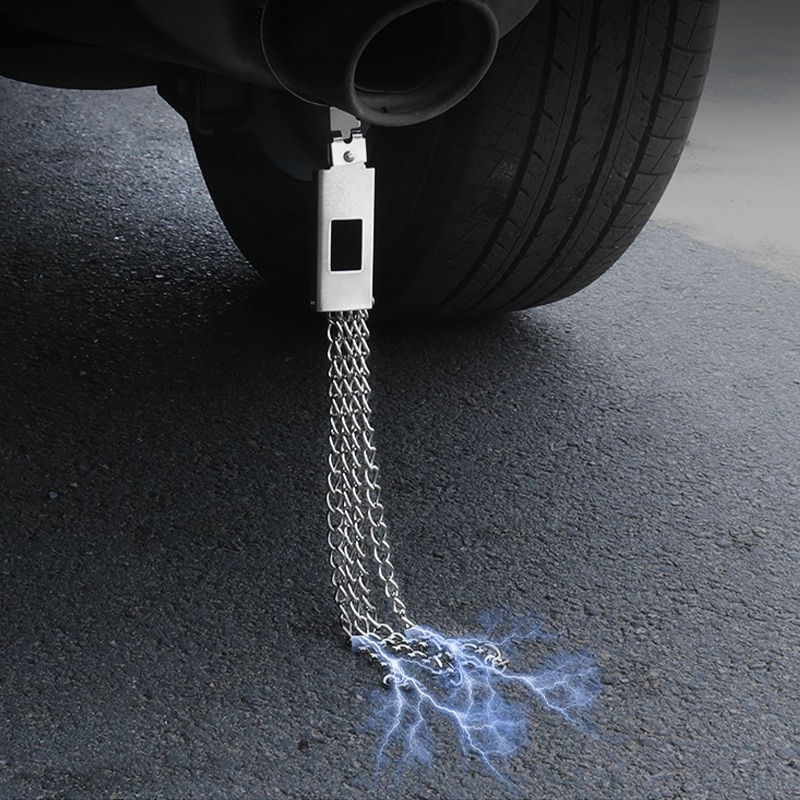 Universal- Auto Boden Elektrostatische Vermeiden Antistatischen Kette Anti-statische Streifen Metall Gürtel Fahrzeug Anti-Statische Auto Erdung Gürtel
