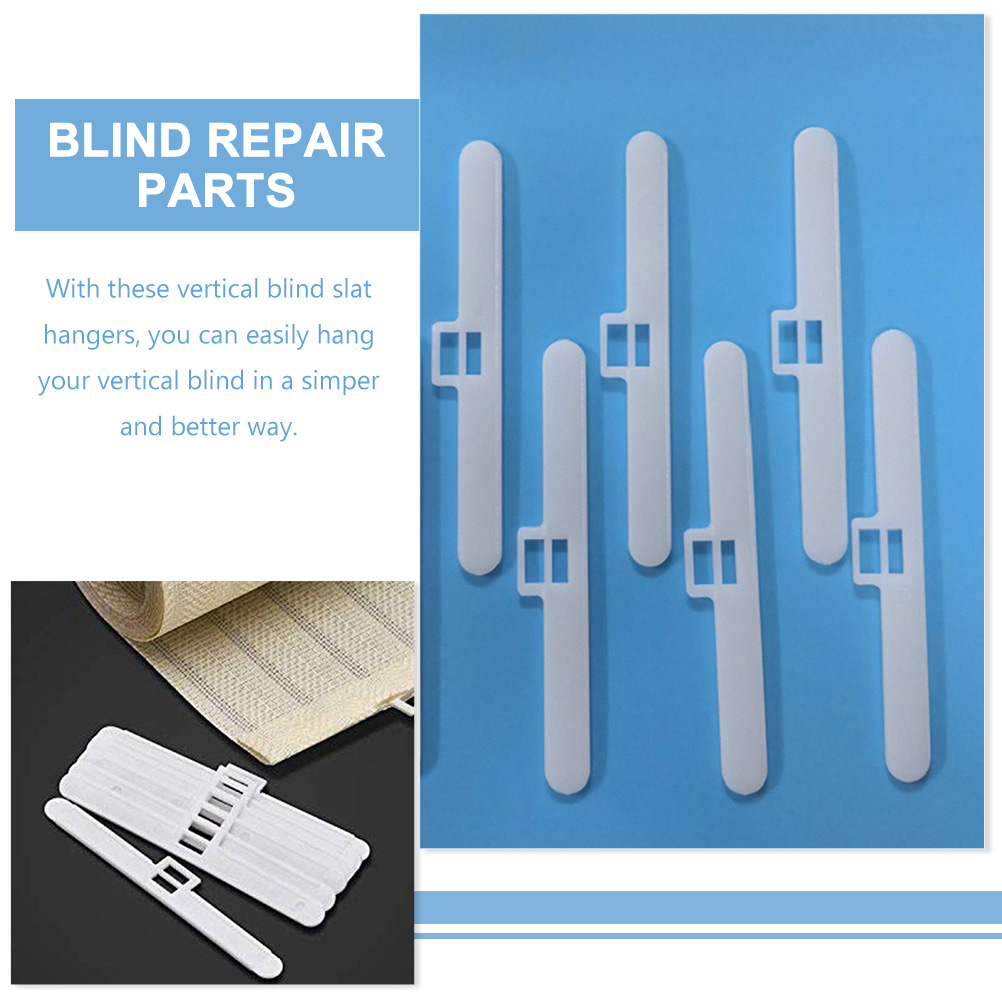 30pcs Window Blind Slat Holders Blind Top Slat Hangers Vertical Blind fittings