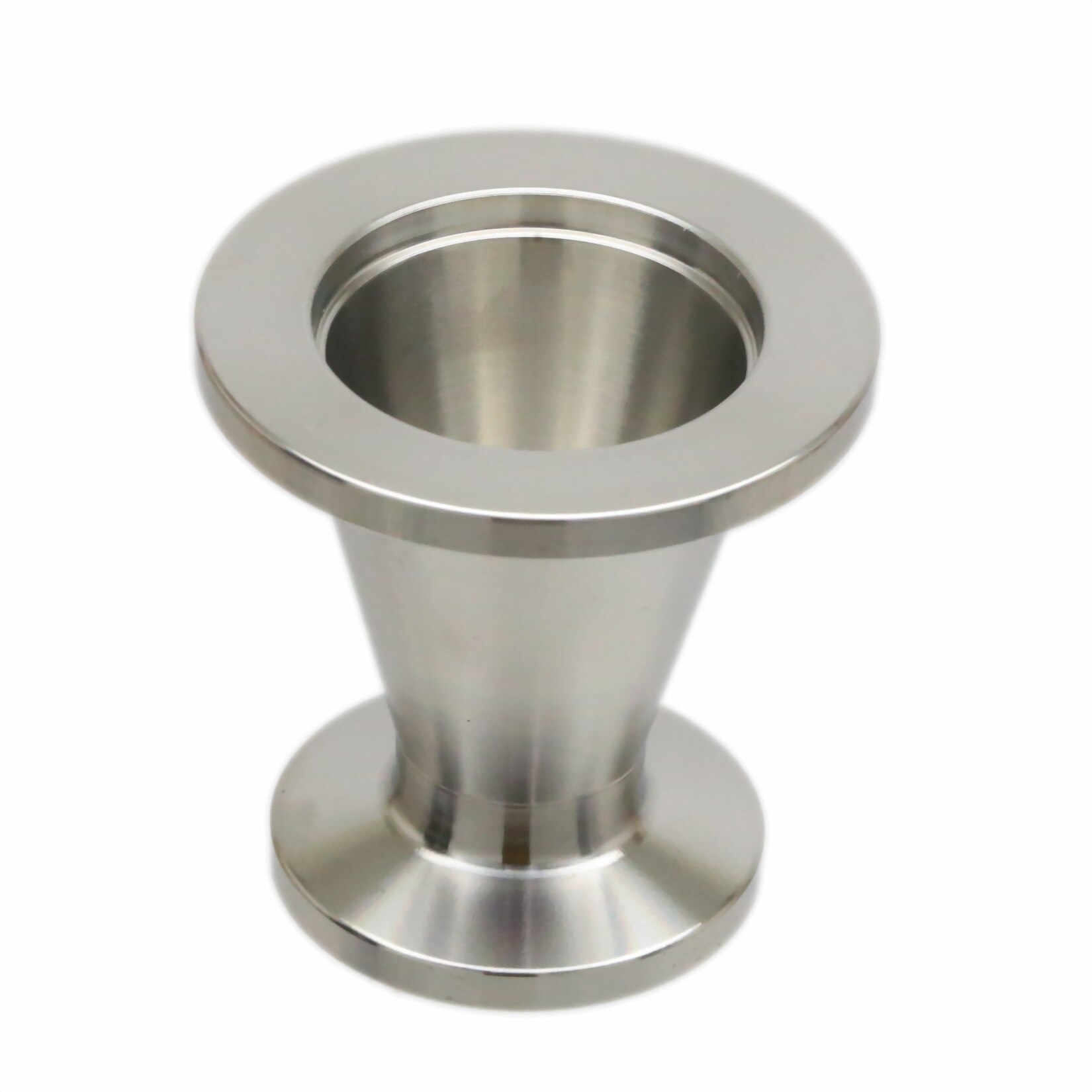 ISO-KF10 to KF25 (NW/KF-10 to 25) Conical Reducer Adapter Vacuum Flanges Pipe Tube Fitting SS304 Stainless Steel 304