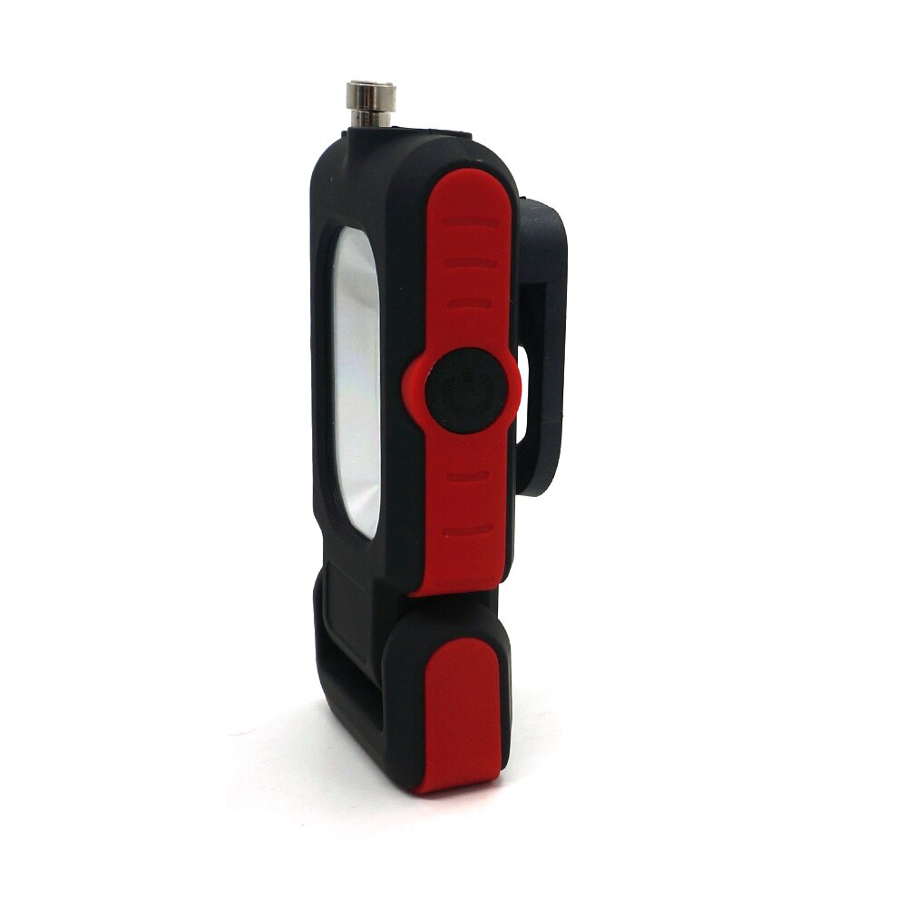 Aukelly usb oppladbar led arbeidslys magnetisk stativ krok garasje cob lampe bilreparasjonslommelykt med pick up tool magnet