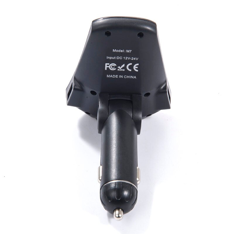 JaJaBor Bluetooth Car Kit Handfree 5V/2.5A Dual USB Fast Charge Aux Stereo Car MP3 Player FM Transmitter Playing Folder Music