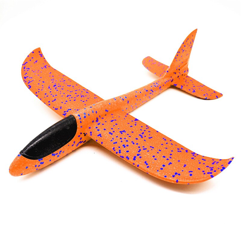 Diy Kinderen Hand Gooien Vliegende Speelgoed Grote Zweefvliegtuig Foam Plastic Vliegtuig Model Speelgoed Stevige Kid 'S Games Jongen 'S