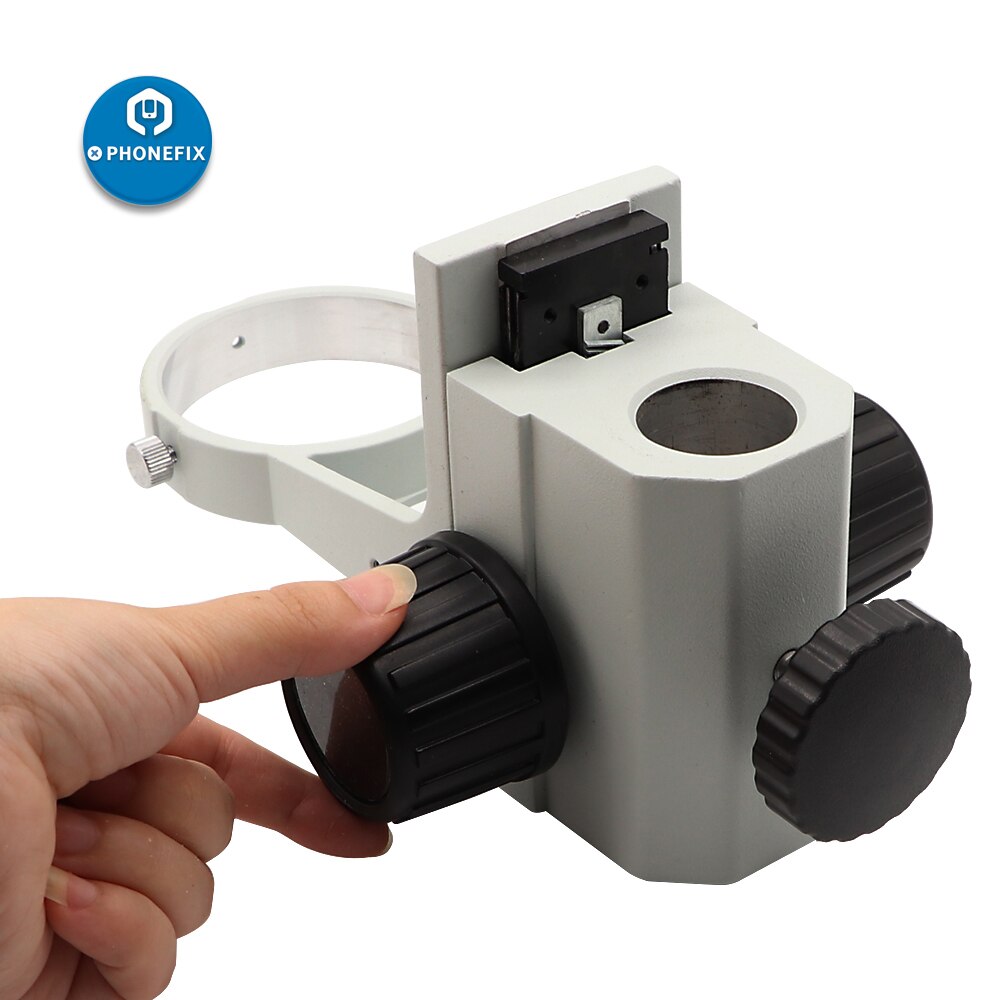 25mm/ 30mm Stereo Microscope Heavy Gear Ring Adjustable 76mm Microscope Lens Stand Gear Ring Holder Mount Arm Microscope Parts