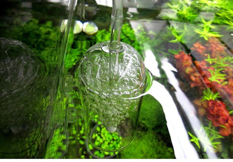 CO2 diffuser atomizer bubble counter 2 in 1 VIV mini nano glass ADA style water plant fish tank