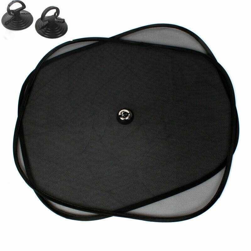 2 stk 44*37cm svart bilvindu solskjerming bil solskjerm side bak solbeskyttelse parasoll auto parasoll coche biltilbehør