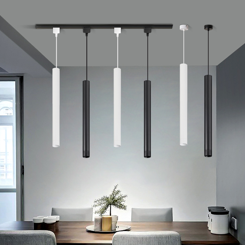 Luz Spot de Tubo Longo Dimmable, Lâmpada pingente de teto, Iluminação suspensa para Home Store, Luzes modernas, Lâmpada LED Track, 5W