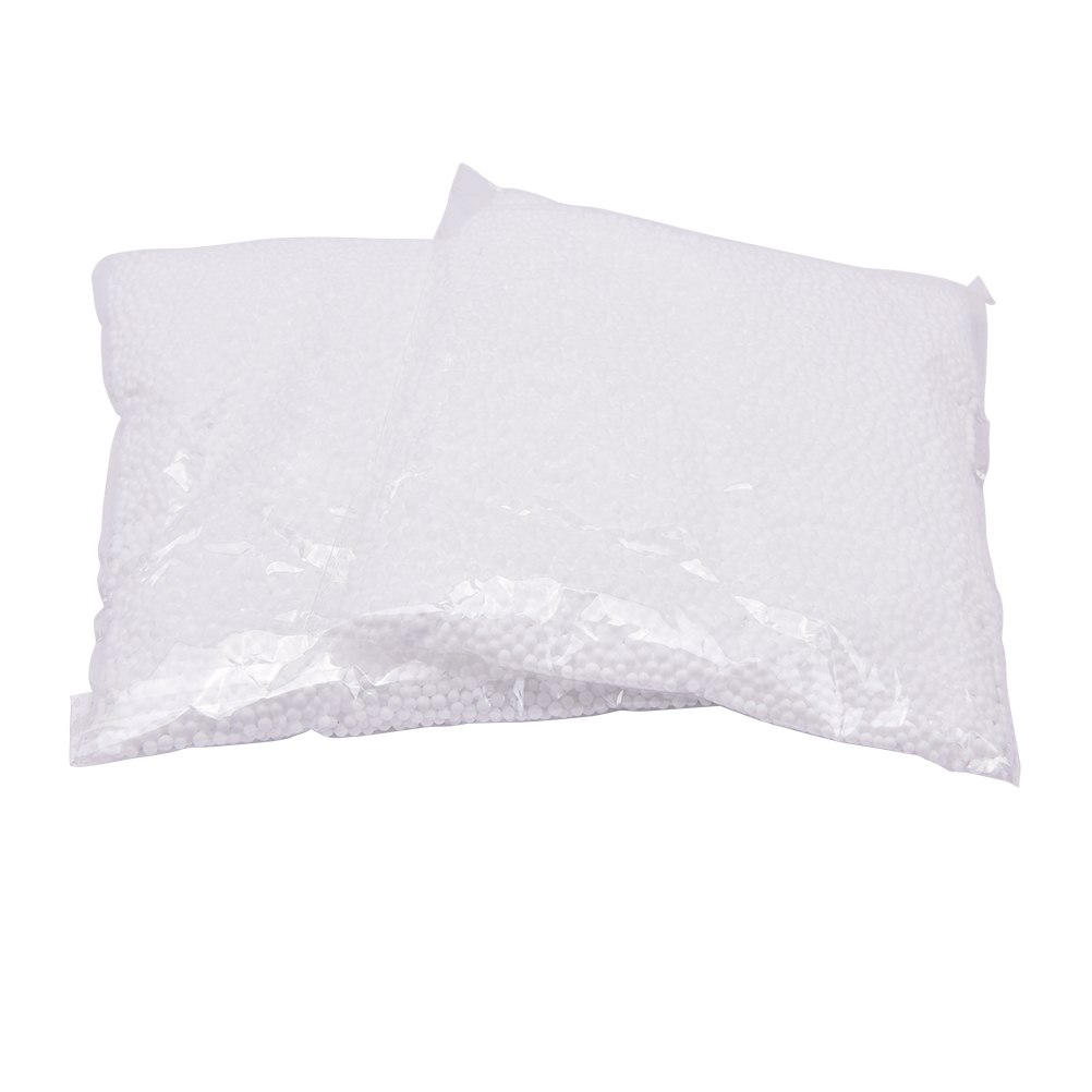 Mini billes en mousse plastique polystyrène | 1 bouteille, Mini billes de perles, bricolage, couleurs assorties, pour décorer les fournitures d'événements et fêtes, décoration: White