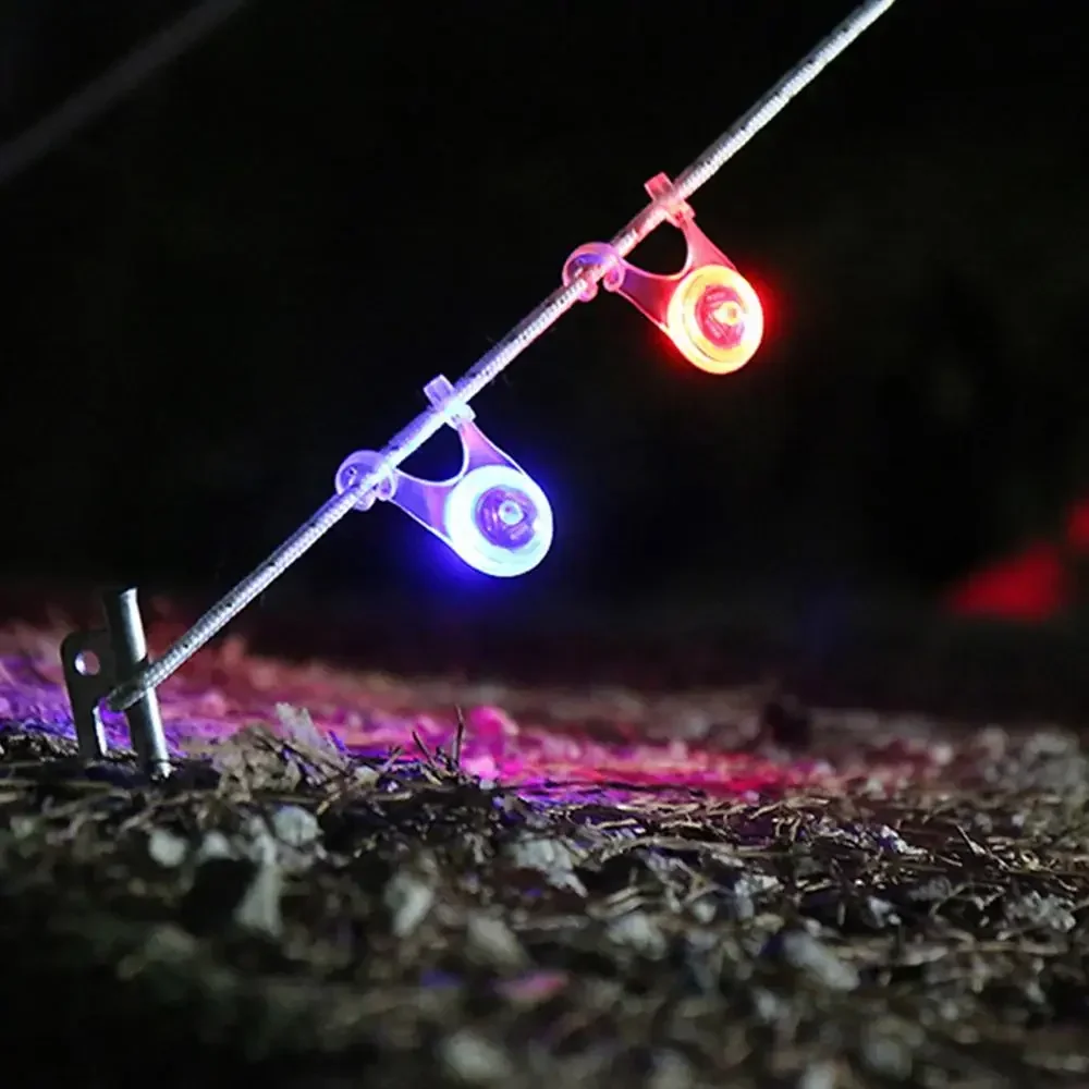 10 stücke LED Zelt Schnur Seil Schutz Hängen Licht Mini Taschenlampe Wasserdichte draussen Camping Angeln Warnung Sicherheit Lampe