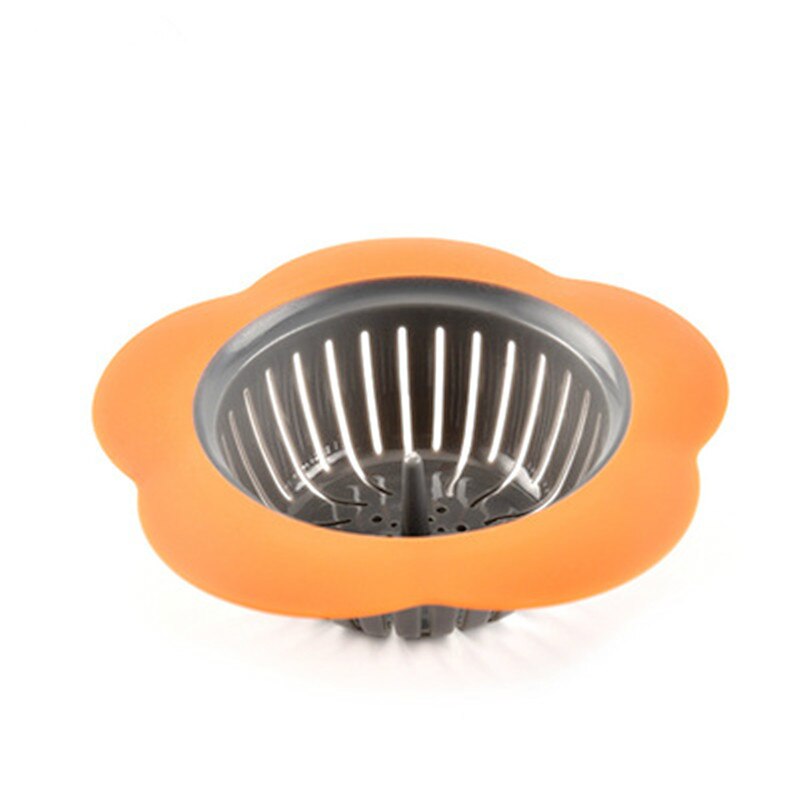 Convenient Silicone Sink Strainer Shower Sink Drains Cover Drain Sink Filter Plastic Kitchen Sink Stopper Bathtub Hair Filter: D