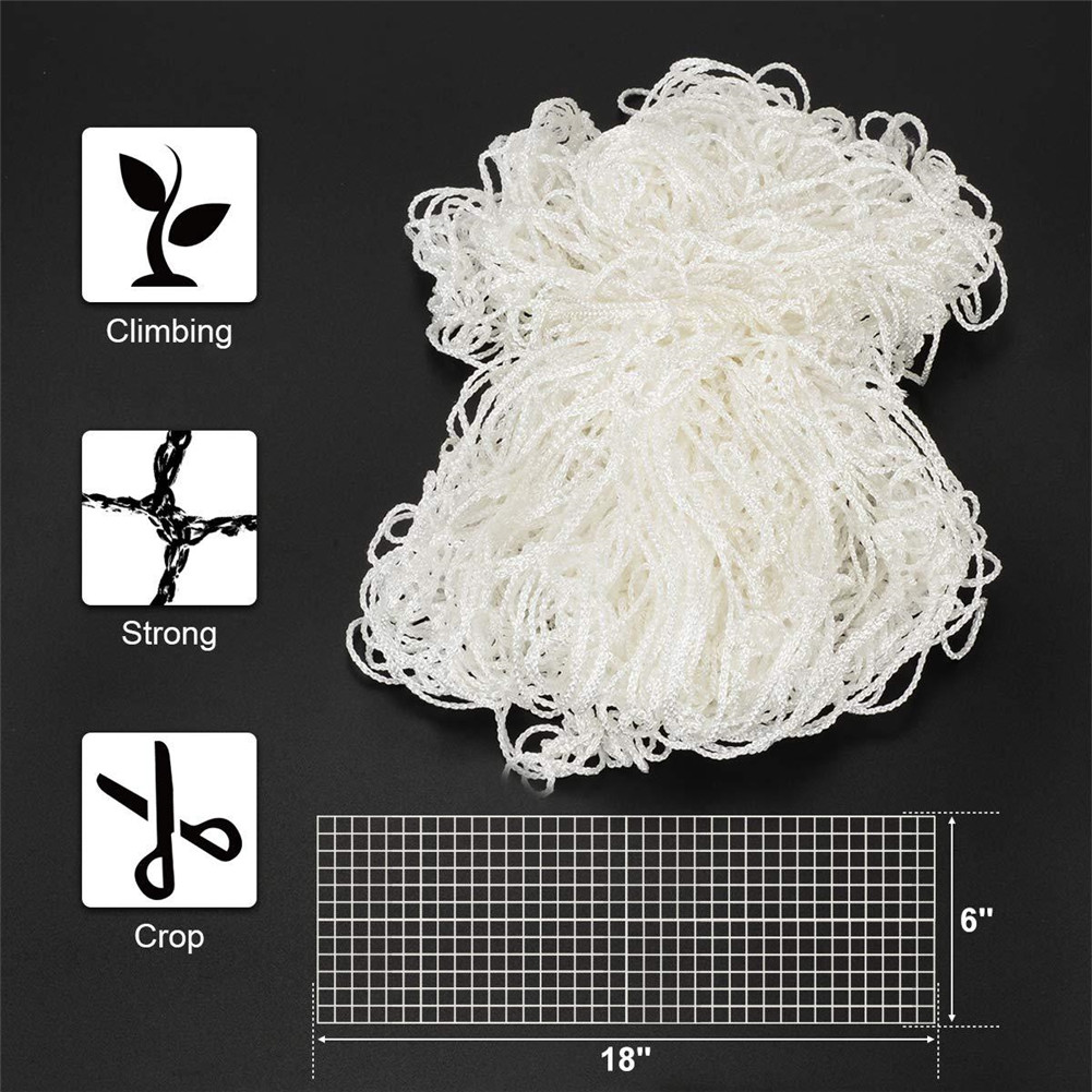 Garden Plants Climbing Net Polyester Rattan Net Cucumber Vine Flower Netting Support Net Grow Holder Garden Trellis Netting