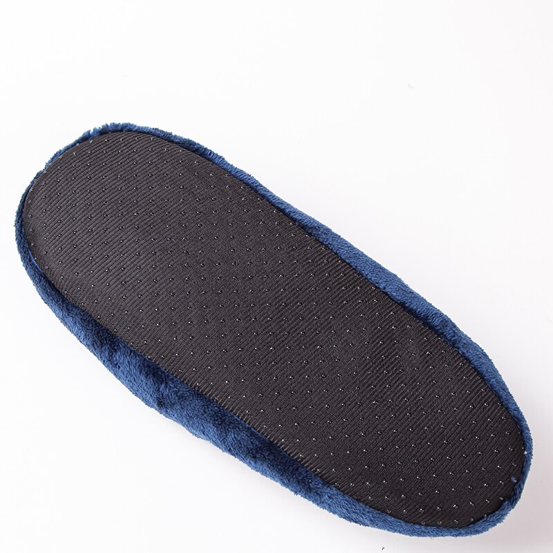 Zapatillas de casa de felpa para mujer, zapatos de aislamiento suave, cálidos, de interior, talla grande 48, Invierno