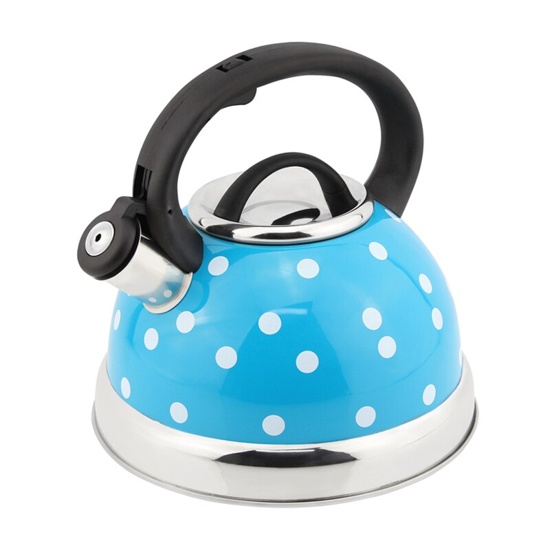 Stainless Steel Kettle Color Paint Water Pot With Dot 3.0l 769C: Blue