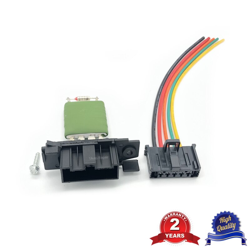 Heater Blower Motor Resistor and Wiring Harness For Fiat Punto Doblo Qubo 13248240 6450XR