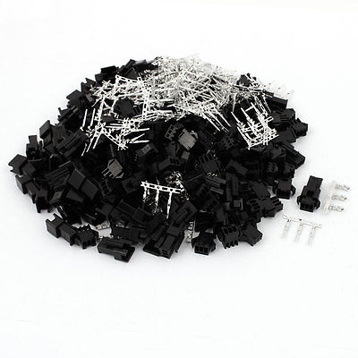 100 Pairs 2.54mm 3 P Plastic SM Mannelijke Vrouwelijke Behuizing Crimp Terminal Connector