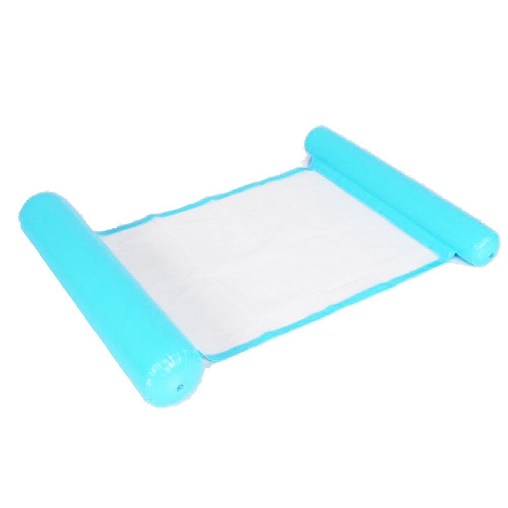 Colchón inflable de PVC para verano, hamaca de agua para piscina, cama, deportes acuáticos de playa, tumbona: B-SKY blue