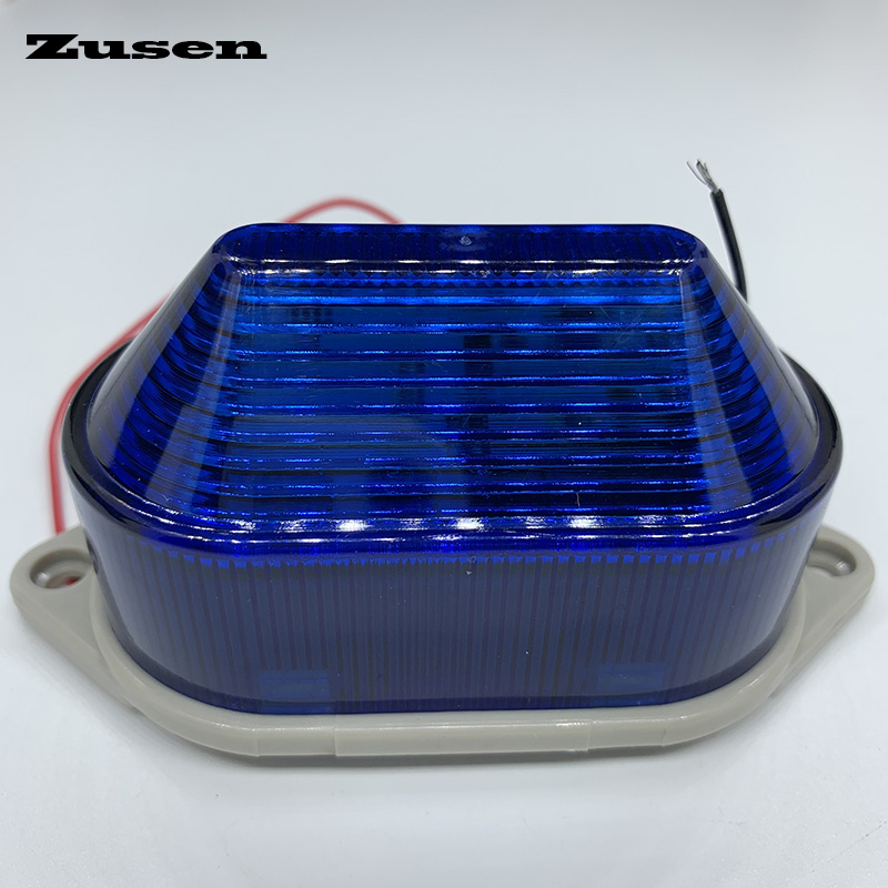 Zusen  tb40 220v førte sikkerhed alarm alarmsignal advarselslys led lampe lille blinkende lys: Blå
