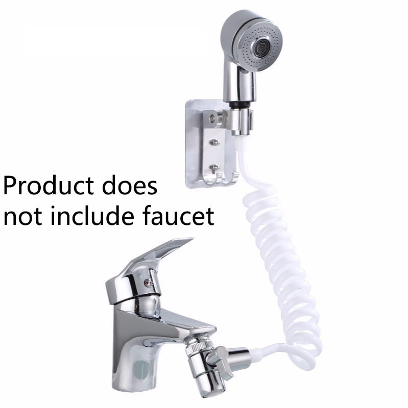 Badeværelse brusehoved vandhane ekstern håndbruser bidet sprøjte vandhane filter fleksibelt jakkesæt vask hår køkkenvask vandhane spar vand