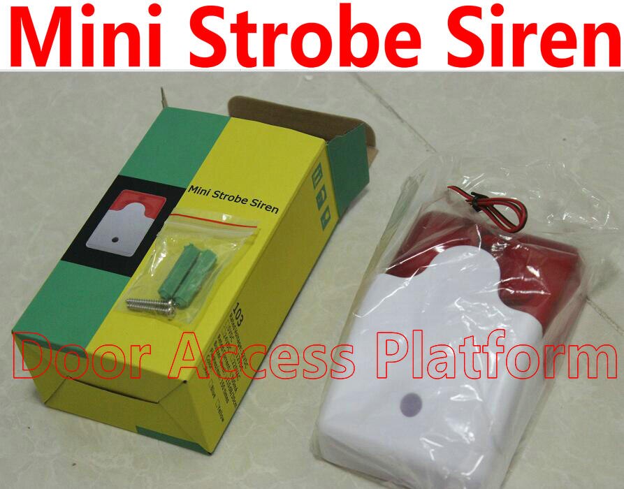 Mini Strobe Siren 105+-3DB/1m DC12V For Door Acces... – Grandado