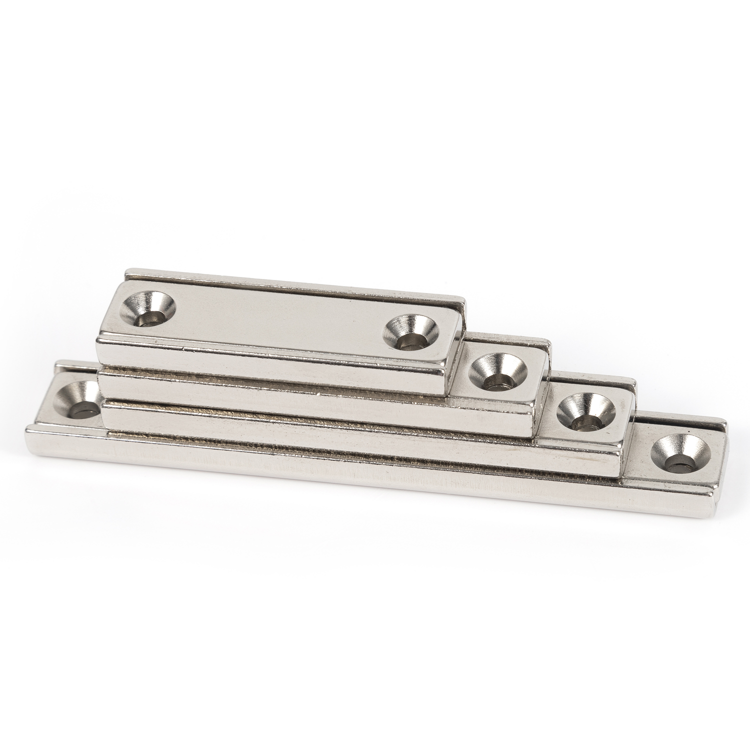 L40-L120mm Strong Magnet Magnetic Holder Square Rectangle Pot Magnets with Screws for DIY Projects, Science & Office Fridge