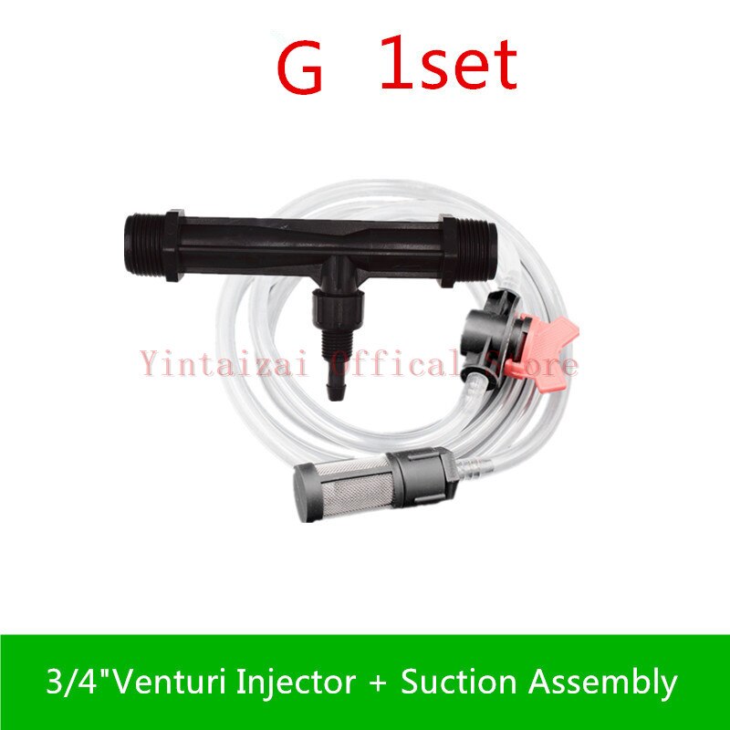 1/2 "Tot 2" Irrigatie Venturi Meststof Mixer Injectoren Kit Landbouw Tuin Water Tube Tuin Tub Spa Ozon Injector