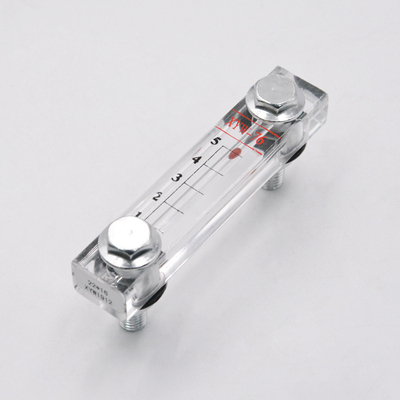 Hydraulic Oil Tank Level Gauge Oil Level Gauge Water Level Gauge XYW150 Ruler Acrylic: Red