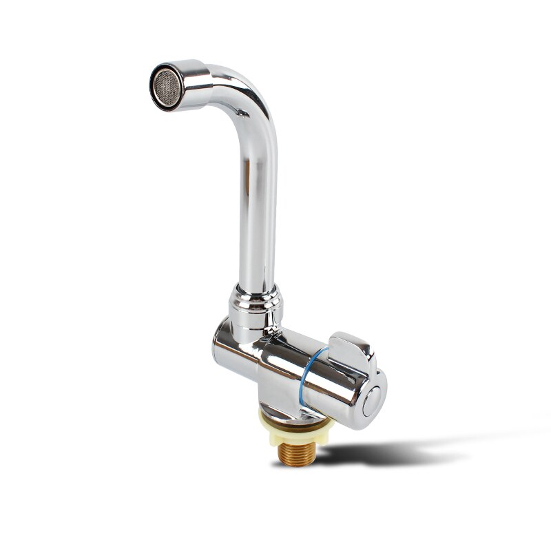 Accesorios para autocaravanas, grifo de lavabo de cobre con rotación de 360 °, cubierta fría para cocina, caravana plegable, baño, cubierta de barco marino: faucet B