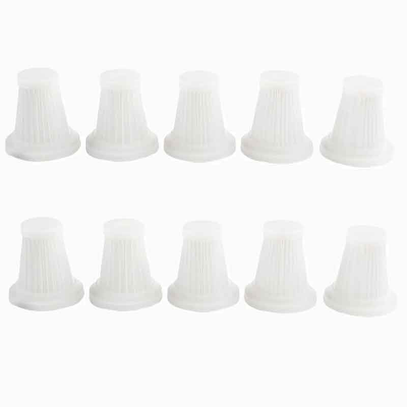 2 3 5 Stuks Herbruikbare Auto Stofzuiger Vervangen Accessoires Wasbare Filters Handheld Stofzuiger Accessoires Herbruikbaar: Licht Groen
