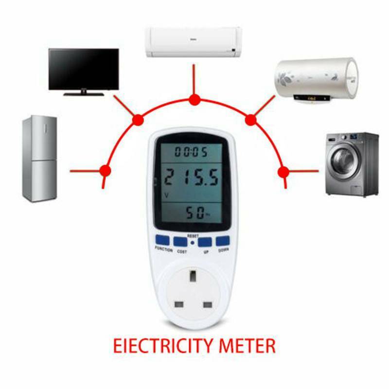 Strøm strømforbruk måler energimonitor watt kwh analysator elektrisk test energimåler måling uttak strømanalysator