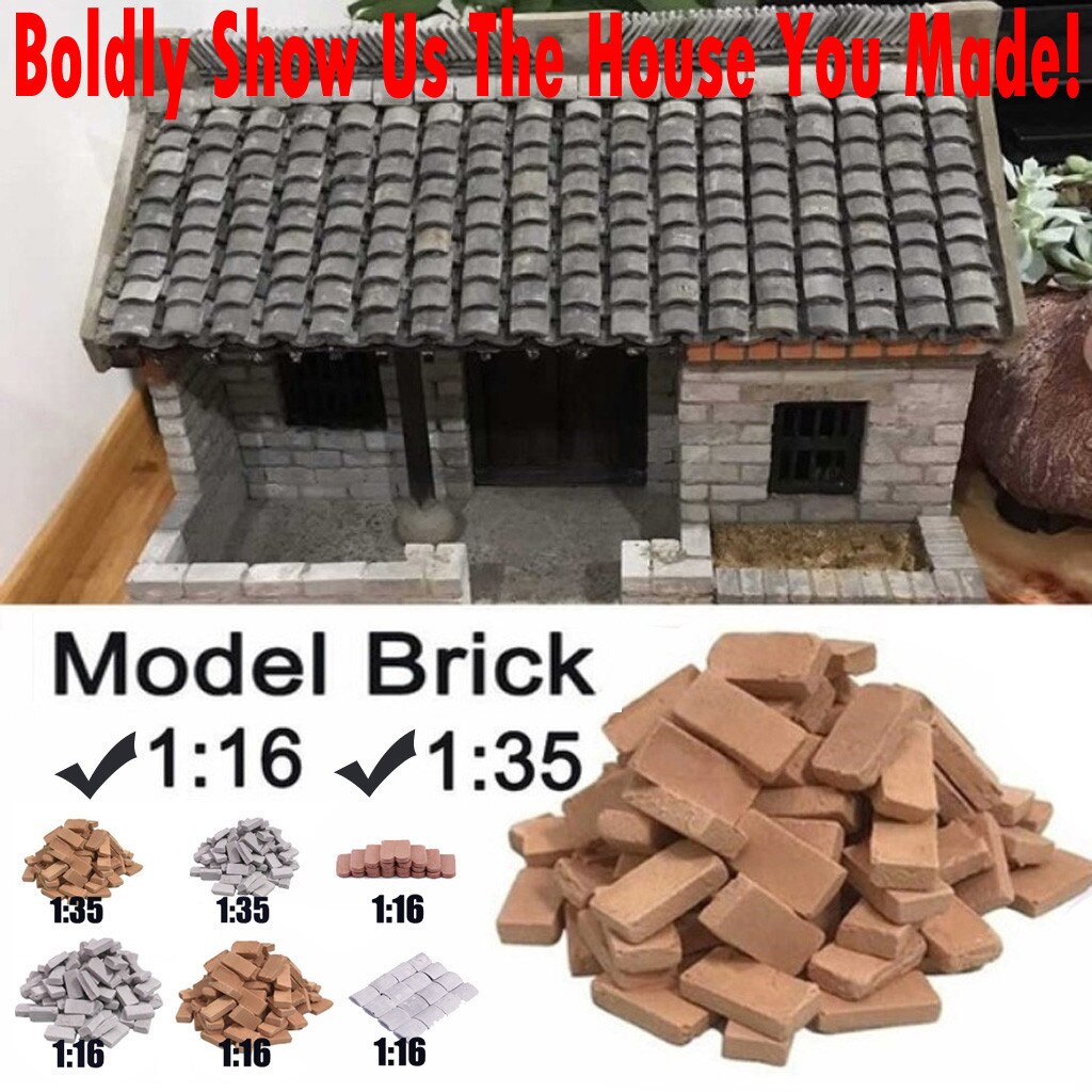 Toys Sand Table Simulation Brick Scenery Diorama Kids Building Miniature Sand Table Simulation Brick Kids Education Tools