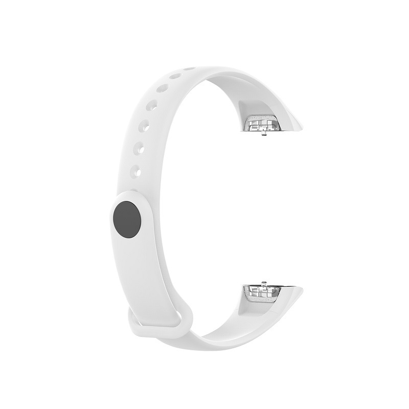Silicone Sport Watch Band Strap Wrist Band Strap For Samsung Galaxy Fit SM-R370 Smart Bracelet Watch Strap Accessories: white