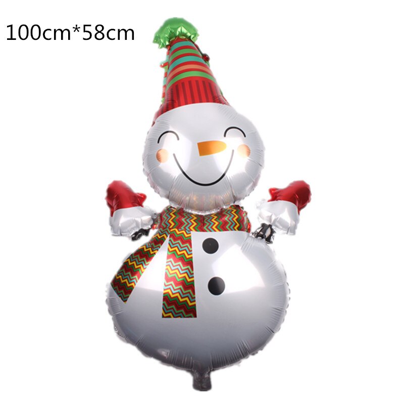 Jul lager folie ballonger pojke globos julgran ballong julfest dekorationer navidad box boll år: 7