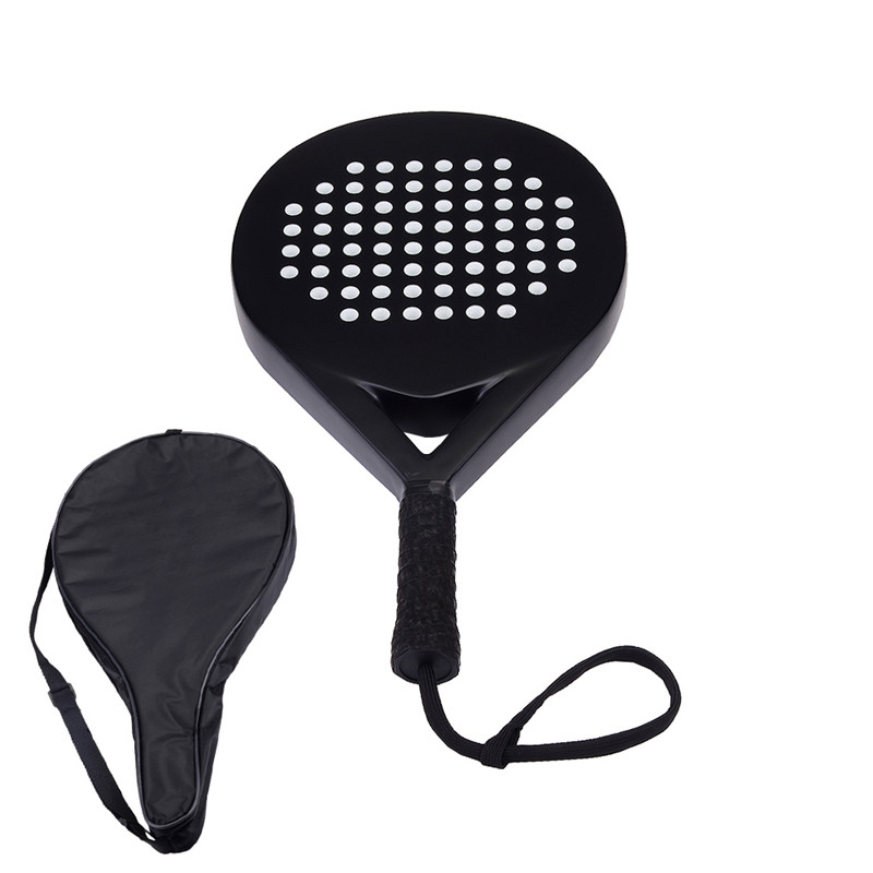 Hiilikuitu padel tennismaila tennis tennismaila padel tennismaila padel laukku puhdas musta tennis mailat: R01