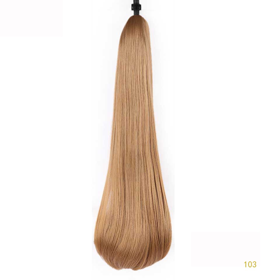 Accessoires De Cheveux Pour Femmes Longue Droite Marron Ombre Griffe Wachtrij De Cheval Pince À Cheveux Synthétique Nl Extension De: 103