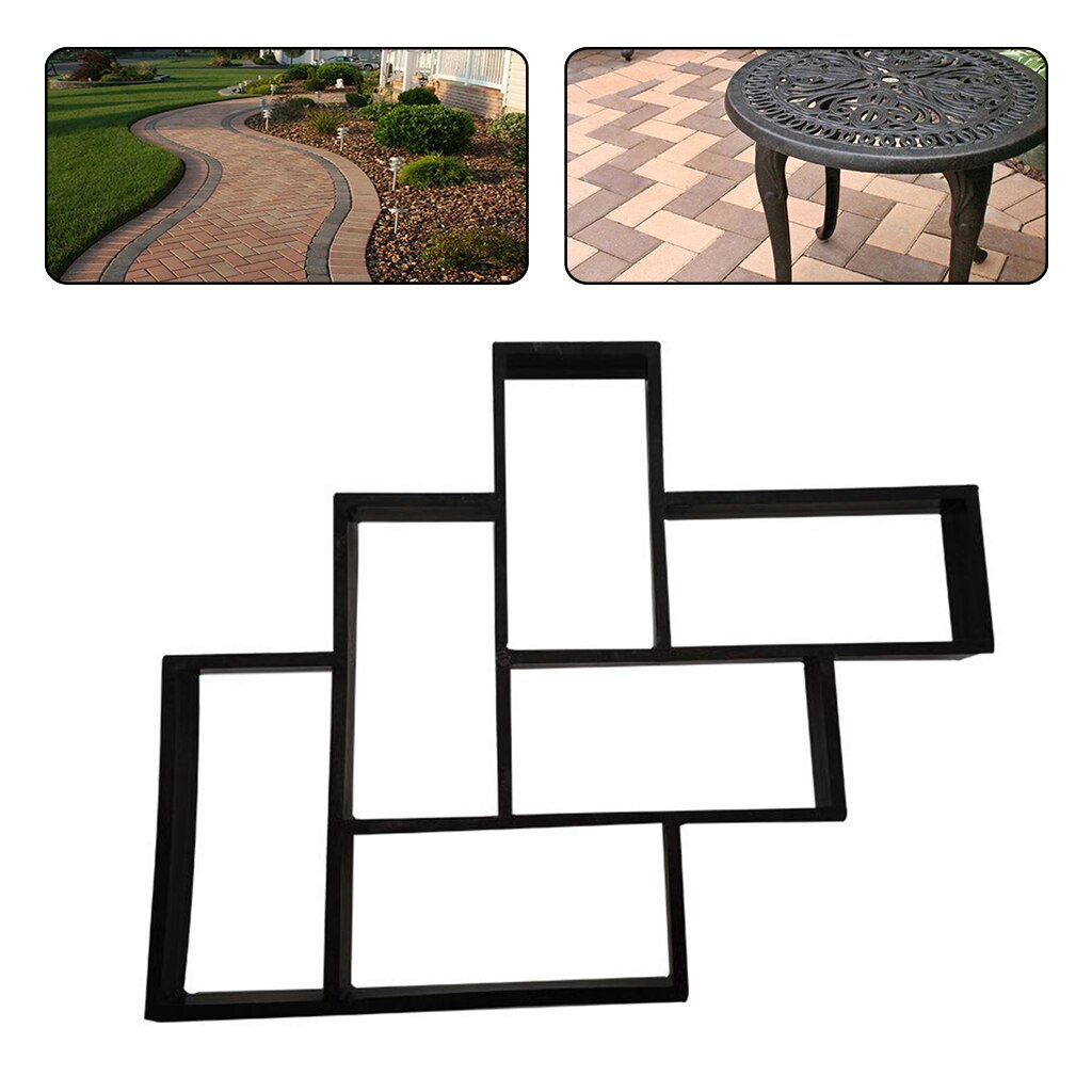 Tuin Patio Lopen Maker Stepping Steen Beton Bestrating Mold Yard Path Oprit Maker