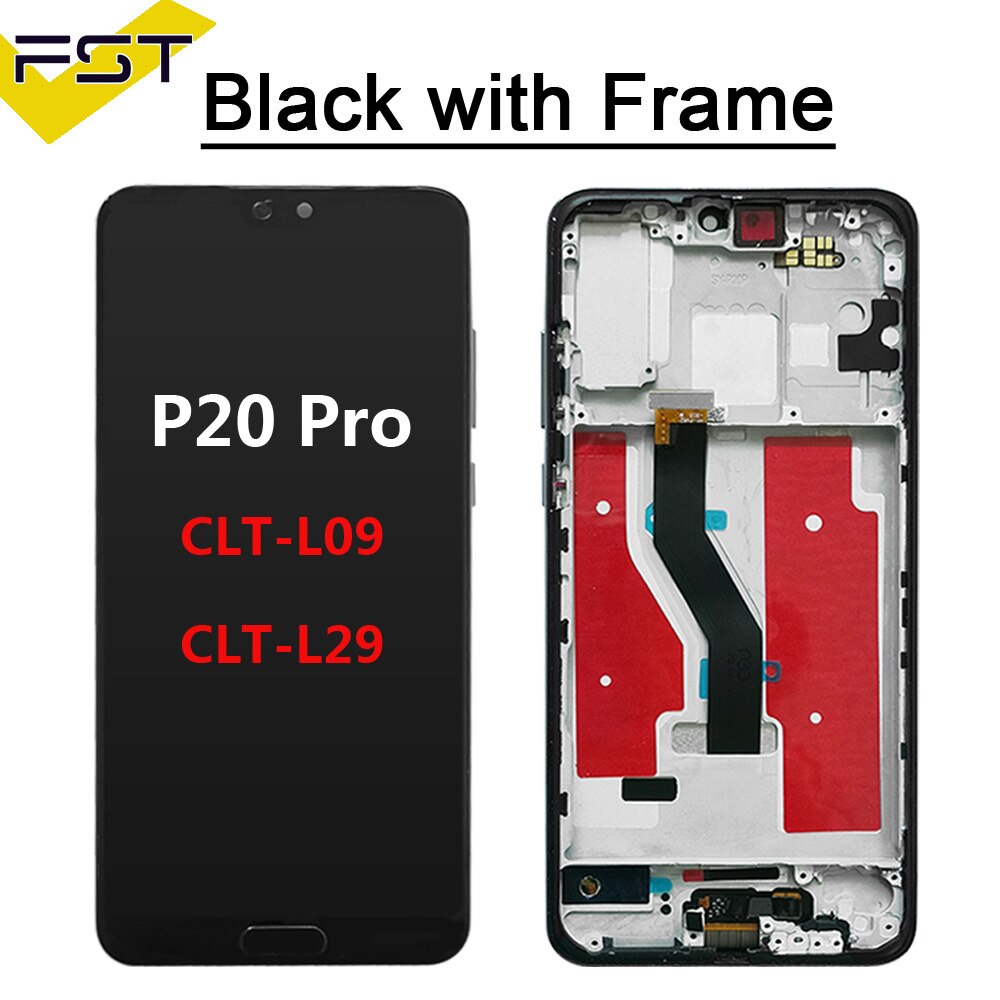 Tela lcd + touchscreen para huawei p20, tela para celulares huawei p20 EML-L09C EML-L29C/p20 lite nova 3e/p20 pro CLT-L09 CLT-L29 montagem do digitalizador