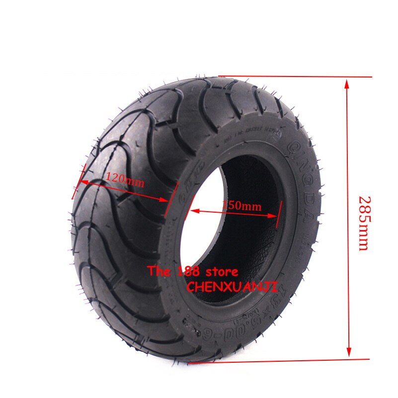 13x5.00-6 Tubeless Tire Tyre MINI POCKET Scooter GO KART MINI ATV BIKE 6 inch Wheel