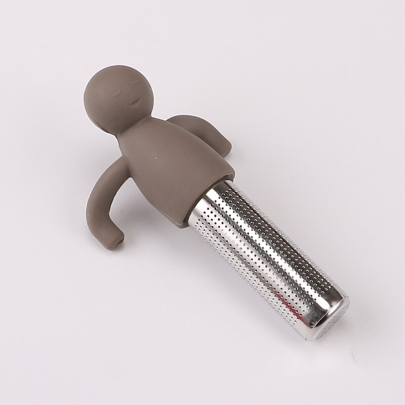 Tea Infuser Strainer Sieve Stainless Steel Infusers Teaware Tea Bags Leaf Filter Diffuser Infusor Kitchen Accessories: 1pc Grey