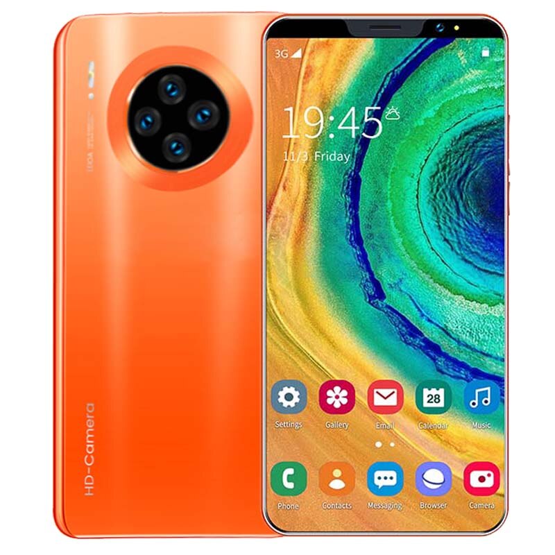 Di Vendita caldo Mate33 Pro Sbloccato 2MP 8 Core Dual SIM 512MB + 4G A Buon Mercato Smart Phone 5.8 pollici androidMobile Smartphone in Scatola Al Minuto: Orange