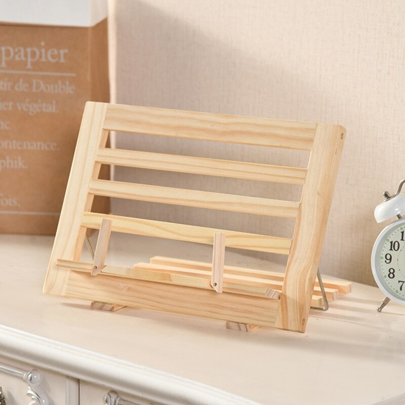 Cook Book Stand Verstelbare Leesboek Recept Houder Lade Met Pagina Papier Clips Opvouwbare Station Voor Tabletten Laptop Textbook