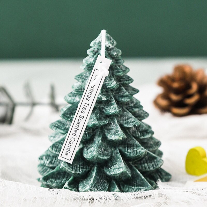Nordic Christmas Tree Scented Candle - Premium Holiday Decor