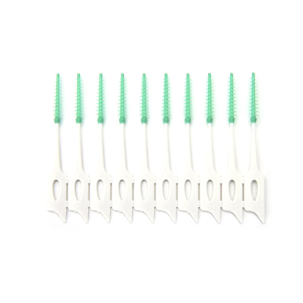 16Pcs/Set Soft Rubber Interdental Brush Picks Dental Hygiene Instruments Elasticity Tooth Picks Teeth Stick dental