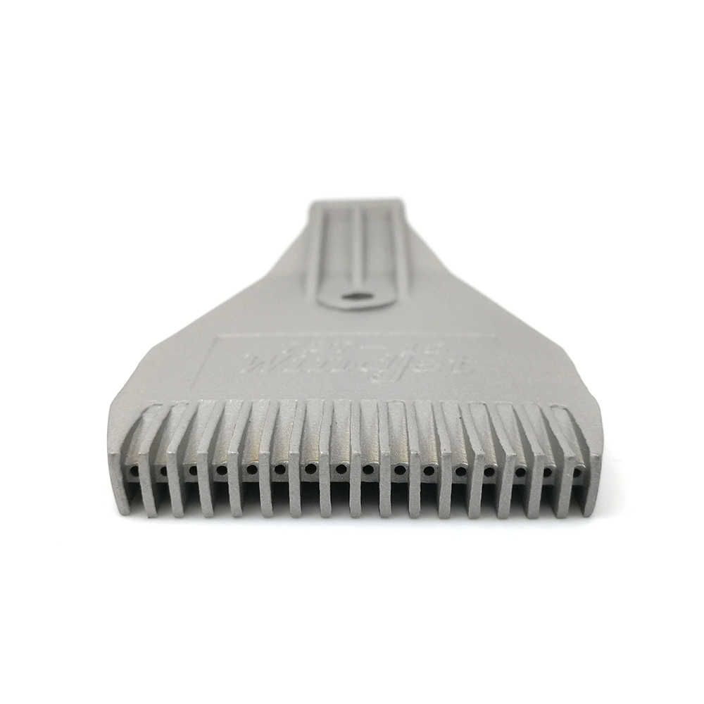 Stainless Steel 727 Blowing Nozzle Air Blower Flat Air Nozzle Air Knife 1/4'' 16 Holes Jet Clean and Blow Dry Nozzle