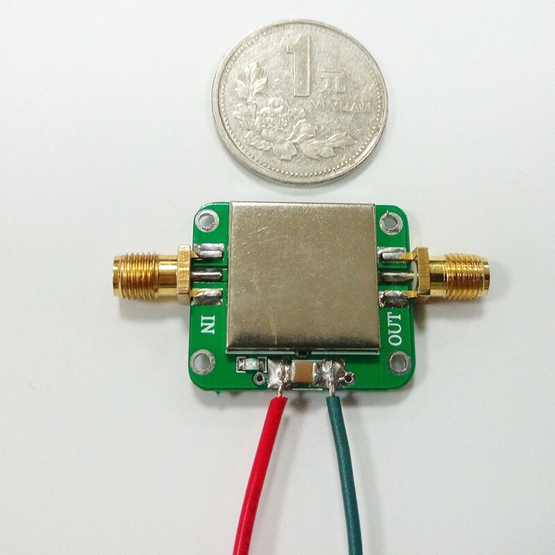 0,01-2000MHz 2GHz LNA Breitband RF niedrig Lärm Verstärker Modul VHF/UHF Verstärkung 32dB